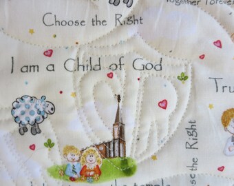 Come Follow Me - Primary / Missionary Quilt - Price Includes Shipping