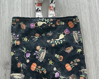 Reusable Fabric Gift Bag 9 x 8 Inches - Gift Bag Halloween