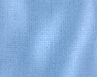 End of Bolt 2 Yards - Moda Feed SacksTrue Blue 23309 13 -  Baby Blue Check Tonal Linzee McCray