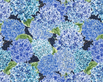 SUMMER BLISS by Whistler Studios - Windham Fabrics - 53706-3 - Endless Summer Hydrangea