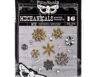 Finnabair Mechanicals Metal Embellishments -  Steampunk Embellishments - Product 964405 - Winter Trinkets