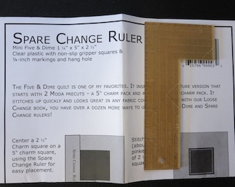 Kansas Troubles Quilters - Spare Change Ruler
