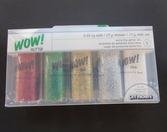 American crafts Extra Fine  Glitter Set -97060 - 5 Piece