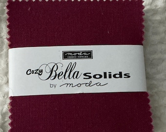 Cozy Bella Solids Mini Charm -By Moda