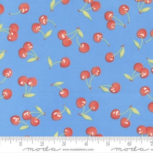 Fruit Cocktail Blaubeere 20462 13 By Fig Tree for Moda - Cherry Orchard Blenders Cherry