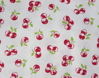 Bonnie Camille The Good Life Fabric -  The Good Life Cream Red  Floral Orchard Natural 55158 29