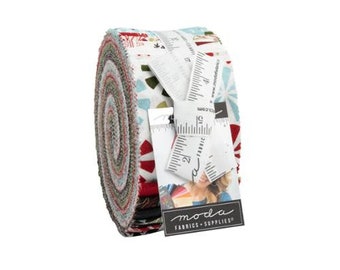 BasicGrey Peppermint Bark for Moda - Jelly Roll - 30690JR