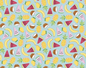 Rainbowfruit Let's Get Coconuts Aqua - C10891