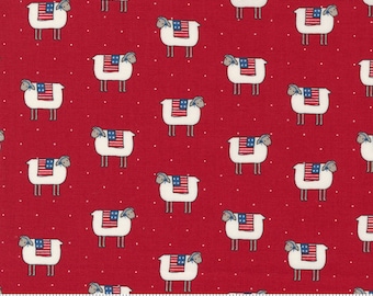 Prairie days - Prairie Friends Sheep Flag Animals - 299112  - End of Bolt 1.5 Yards