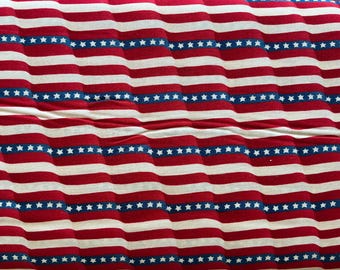 Red White Bloom Patriotic Poppy 56112 13 -  By Deb Strain for Moda - Waving Flag