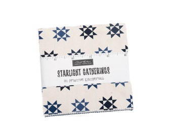 Starlight Gatherings Charm Pack 49160PP Moda Precuts 5 Inch Square