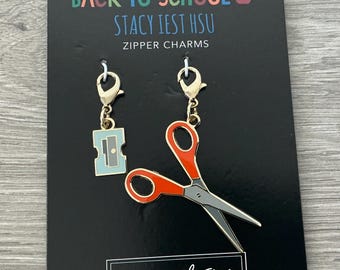 Sharpner and Scissor Zip Pull 2 Pieces -  SIH169