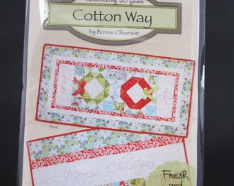 Fresh and Fancy December Table Runner Pattern