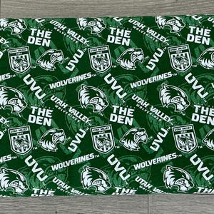 UtahValley University - Tone on Tone-100% Cotton-UVS1178 - UVU Fabric bild 1