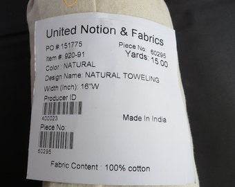 Pellon/Toweling/ Vinyl