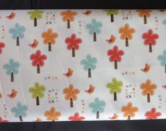 End of bolt 2.5 yards - Riley Blake - Giraffe Crossing - Giraffe Trees Cream - C2851