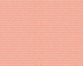 Riley Blake - Modern Farmhouse  C9467 Coral Words