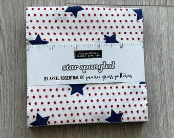Moda - Star Spangled by April Rosenthal For Moda - Charm Pack
