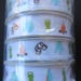 4 Spools Of American Craft Ribbon - 4 Feet On Each Spool - The Great Outdoors - Camping/ Campfire - Grosgrain Ribbon