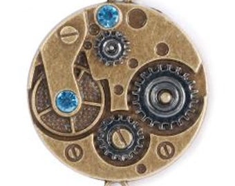STEAMPUNK Metal Accents Watch Movement- STEAM081