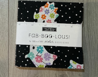 Fab Boo Lous Charm Pack by Me And My Sister for Moda 22480PP