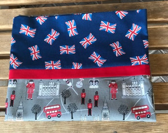 London Novelty Pillowcase - British Themed / England Pillowcase / U.K