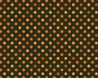 Hootenanny 9811-K Halloween Dots 9811k - Andover Fabrics