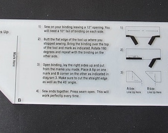 The Binding Tool by TQM Products 867192000207 Quilting Fabric