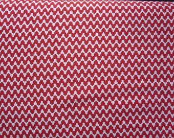 End of Bolt 1 3/4 Yards - Moda 25th and Pine by Basicgrey 3036912  - Peppermint  Red Cotton Fabric