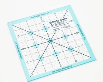 Lori Holt Cute Cuts™ Trim-it™ Ruler 4 1/2" x 4 1/2" - STTI-5526