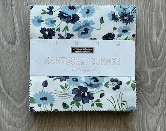 Camille Roskelley  Nantucket Summer Charm Pack  5 Inch Squares - In Stock