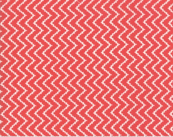 End of Bolt 23" - Christmas Figs II  Zigzag - 20353 31 Moda