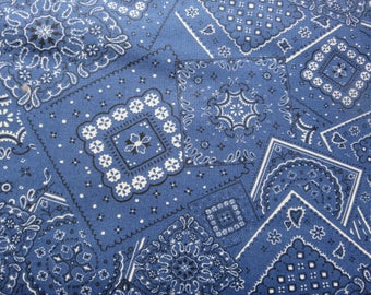 Bunk House Bandana Western Navy 15490 24