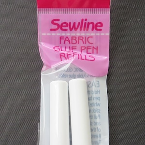 BLUE Sewline Fabric Glue Pen Refill - Pen Sold Separately ( Link Below)  - Glue Stick/Gluestick