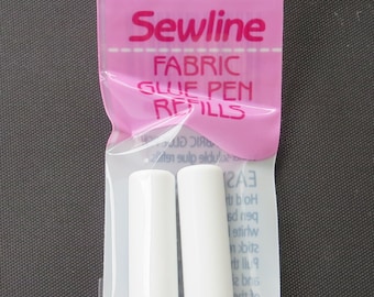 BLUE Sewline Fabric Glue Pen Refill - Pen Sold Separately ( Link Below)  - Glue Stick/Gluestick