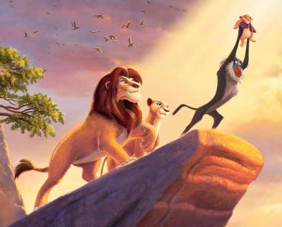 Puzzle Thomas Kinkade - Disney Le Roi Lion