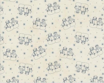 Snowman Gather IV Night Sky 49250 11 - for Moda Snowman - Snow
