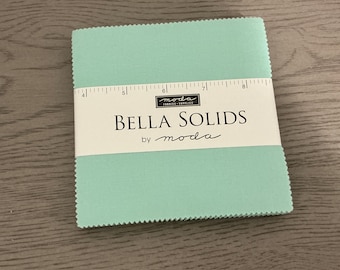 Bella Solids Charm Pack Aqua 9900PP 34