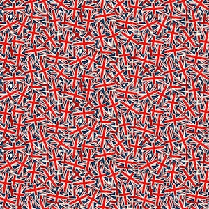 London -  Multi Union Jacks - London Fabric TP-986-1 - London Revival