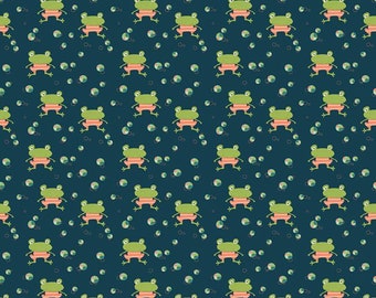 Riley Blake - Ready set splash Deepsea Frogs C9892 - Fabric - Sandy Gervais