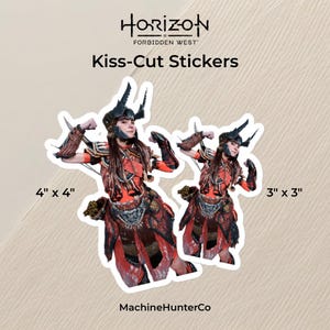 Horizon Forbidden West | Aloy in Tenakth High Marshal | Kiss-Cut Sticker | Gift for Gamer