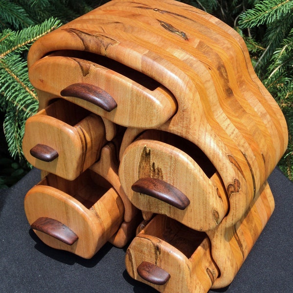 The Native - Sculpted Fine Art - Gift - Wooden Sculpture - Handcrafted - Functional - Display - Natural - Organic - Nature - Unique