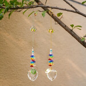 Custom Pet Memorial Suncatcher, Paw Print Photo Keepsake, Rainbow Crystal Dog Cat Remembrance Gift