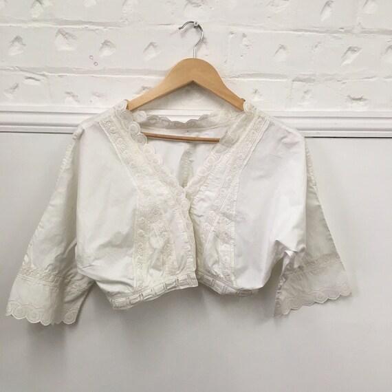Vintage Lace Blouse - Vintage Bolero - Lace Bolero