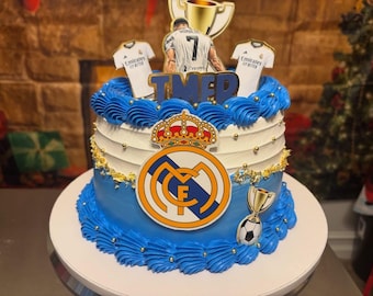 Soccer Cake Topper Personalized