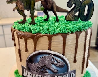 Jurassic World Cake Topper Personalized