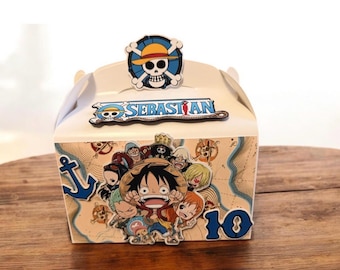 Pirate Party Favor Box Personalized One-piece
