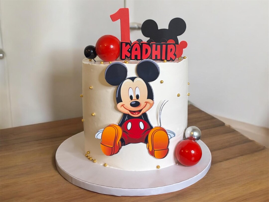Mickey Rey Topper Cake Topper Mickey - Etsy