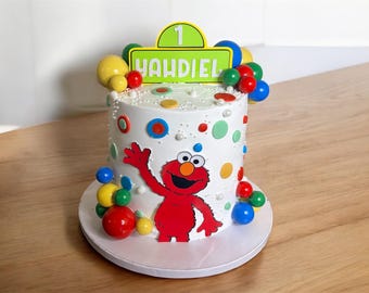 Cake topper elmo