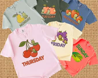 Camiseta del jueves de La Oruga Muy Hambrienta, sudadera con colores cómodos para el profesor de libros